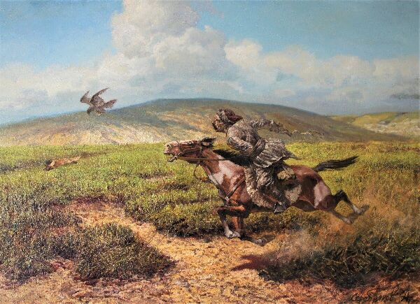 Охота в степи