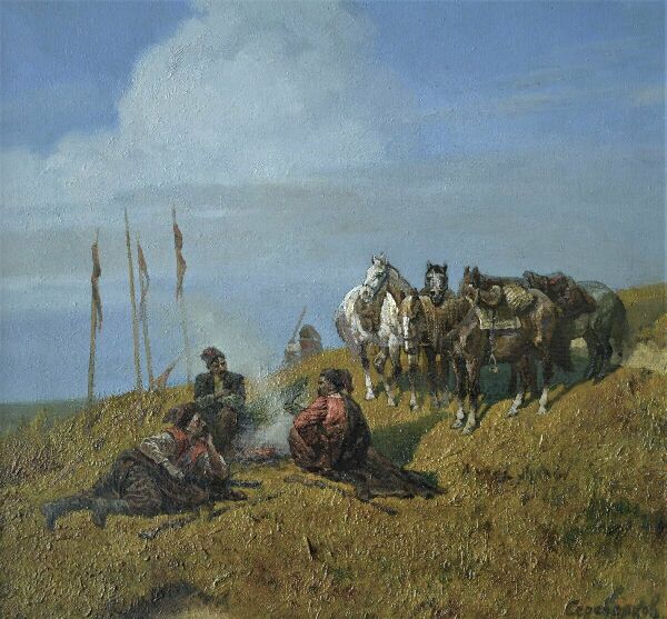 Казаки на привале