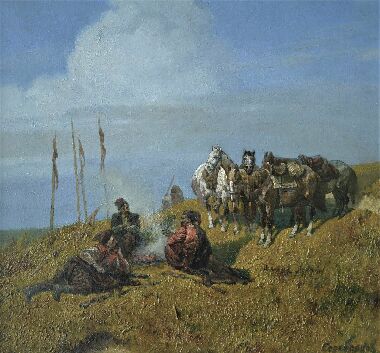 Казаки на привале