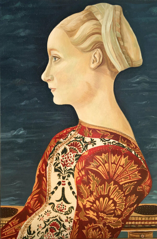 Antonio Del Pollaiuolo, Profile Portrait of a Young Woman