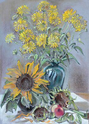 Композиция с подсолнухами