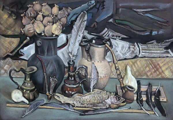 Композиция с рыбами