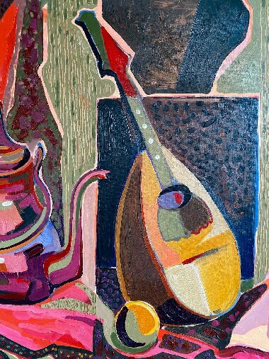 Натюрморт із мандоліною