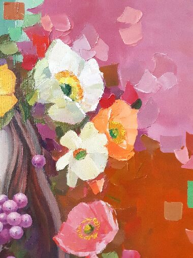 Красные цветы