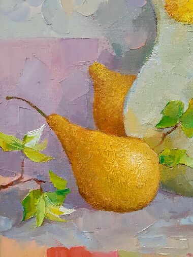 Натюрморт с синицей