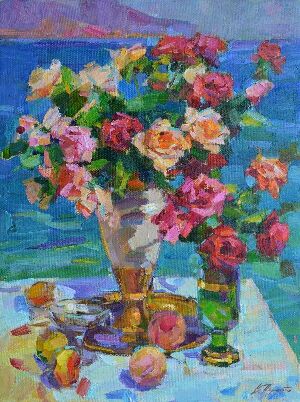 Троянди біля моря