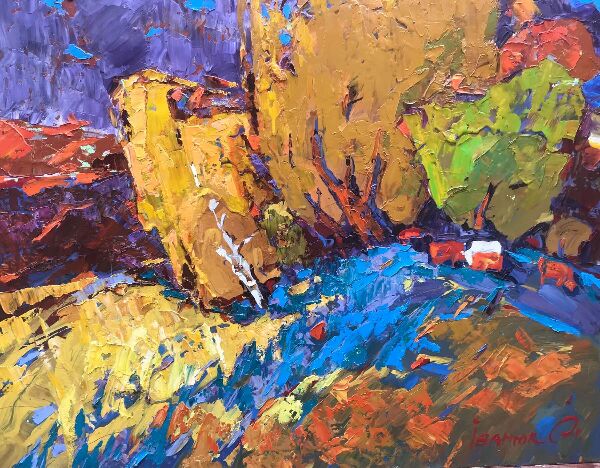 Теплий, осінній вечір