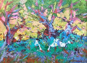 В тени сада