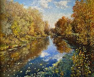 Октябрь. Река Сула