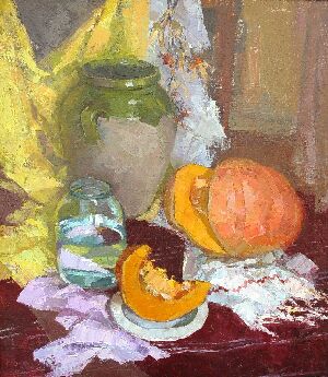 Still life with pumpkin