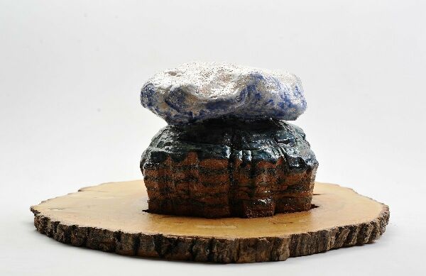 Керамическая композиция "Облако над горой"