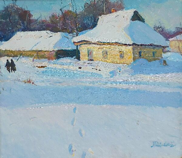 Дом, освещенный солнцем