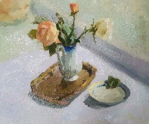 Натюрморт с розами