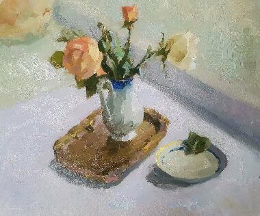 Натюрморт с розами