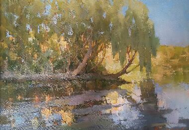 Надвечір. Верби