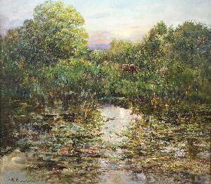 Старый луг. Теплый вечер