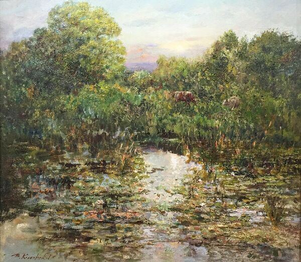 Старый луг. Теплый вечер