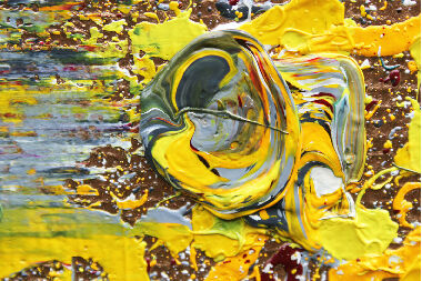 "BANDERA", which means "FLAG" when translated from Spanish