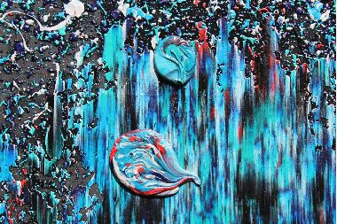 "BANDERA", which means "FLAG" when translated from Spanish