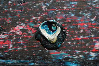 "BANDERA", which means "FLAG" when translated from Spanish