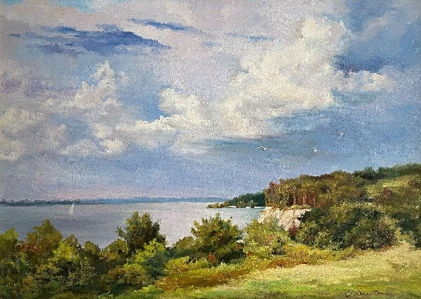 Над Днепром. с.Нагорное.