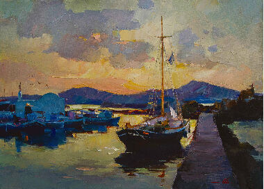 In a Quiet Fishing Port