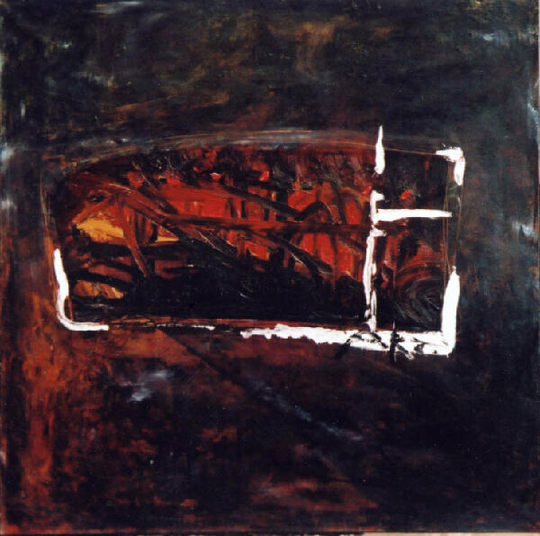 Покрашенное окно