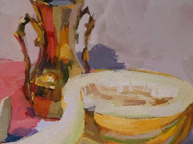 Натюрморт с дыней