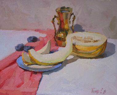 Натюрморт с дыней