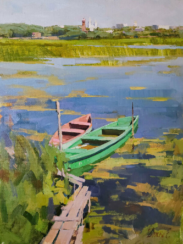 Лодочки в городе Бар