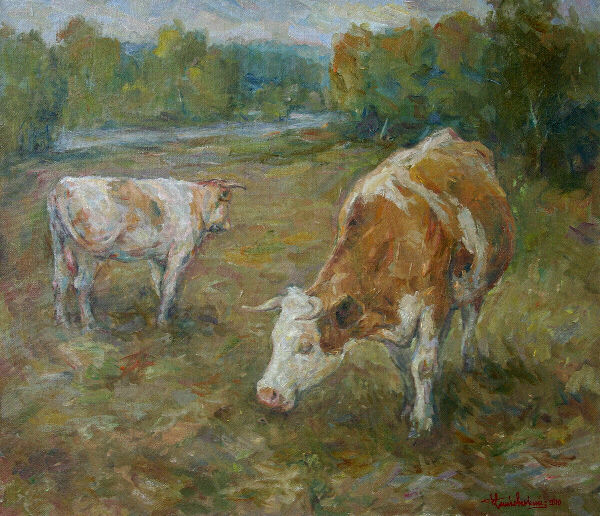 Осень. На пастбище