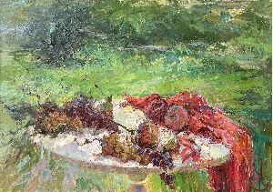 Натюрморт із гранатами