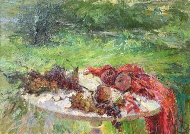 Натюрморт із гранатами