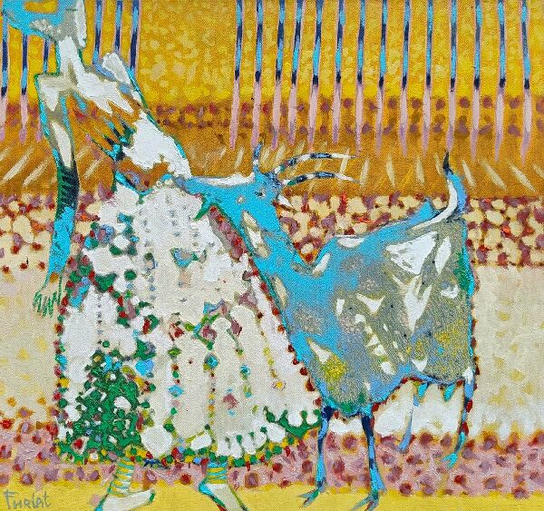 Sofia at Her Grandmother's