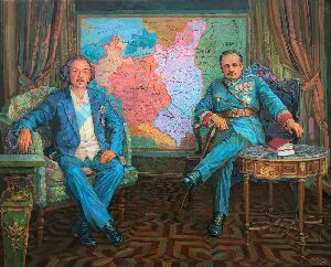 Падеревский с генералом Галлером