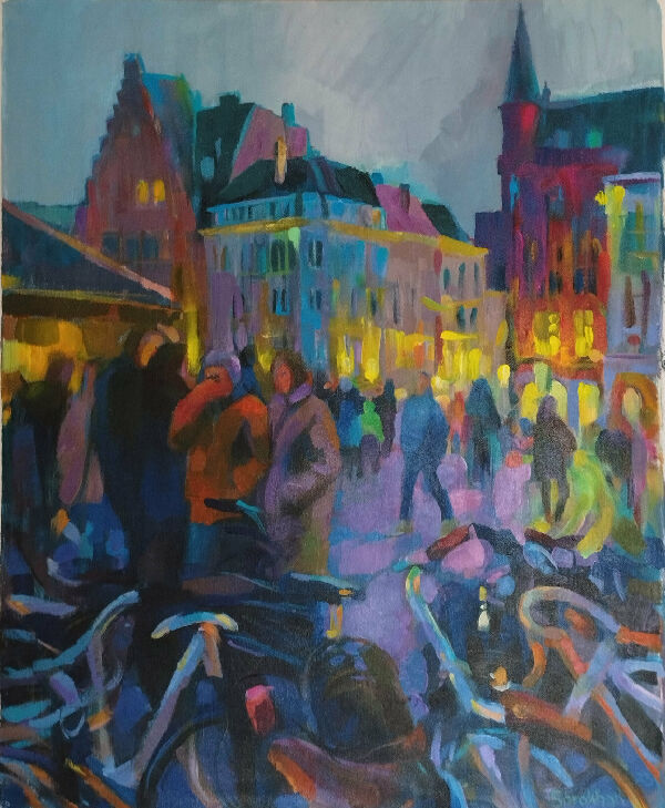 Коренмаркт на Рождество. Гент