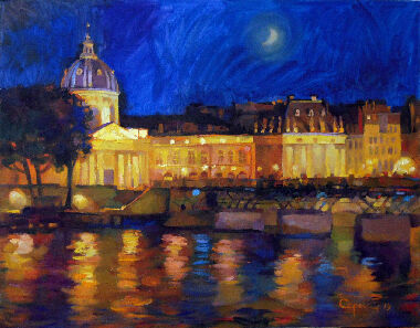 Seine Embankment at Night