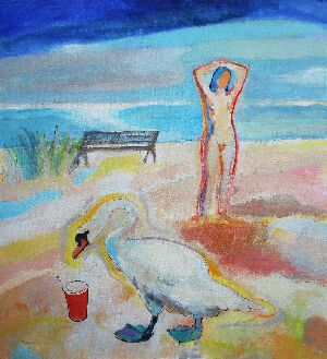 landscape with swan (LEDA)