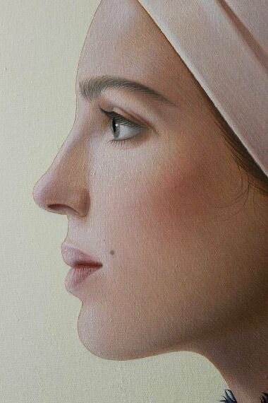 Portrait of a woman in a turban