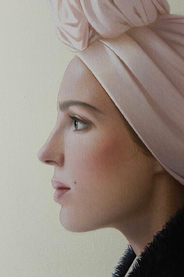 Portrait of a woman in a turban